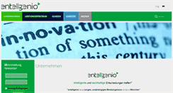 Desktop Screenshot of entellgenio.com
